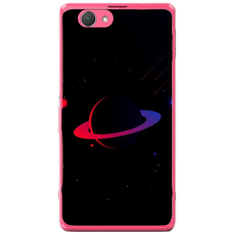 Phone Case Dark Red Planet Sony Xperia Z1 Compact D5503