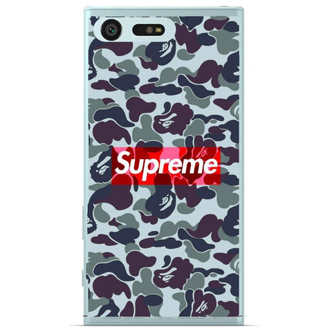 Phone Case Dark Supreme Camo Sony Xperia X Compact