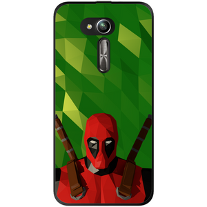 Phone case Deadpool Low Poly Asus Zenfone Go Zb500kg