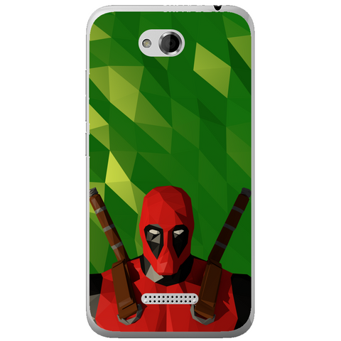 Phone case Deadpool Low Poly HTC Desire 616