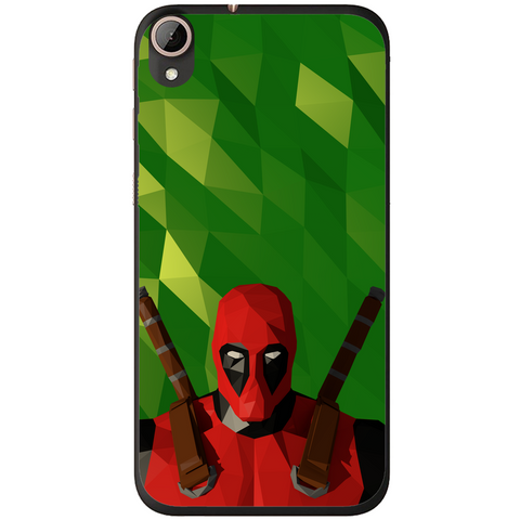 Phone case Deadpool Low Poly HTC Desire 728