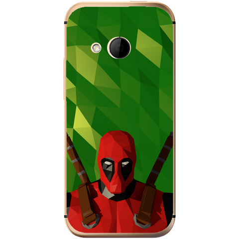 Phone case Deadpool Low Poly HTC One Mini 2