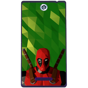 Phone case Deadpool Low Poly Sony Xperia C C2305