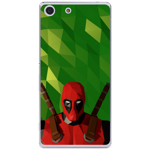Phone case Deadpool Low Poly Sony Xperia M5