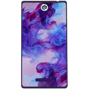 Phone Case Deep Purple Ink Sony Xperia C C2305