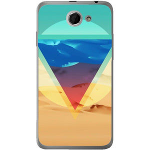 Phone case Desert Triangle HTC Desire 516