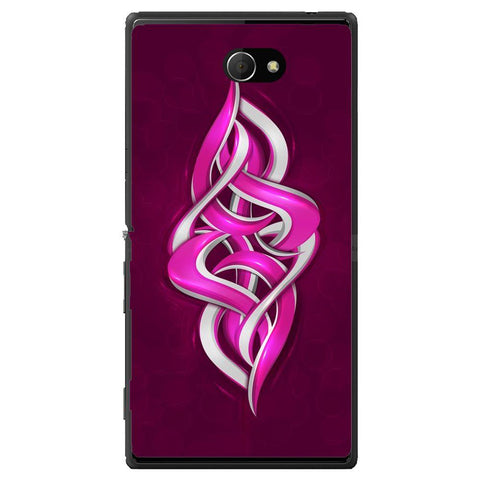 Phone Case Digital Graffiti Sony Xperia M2 Dual D2302