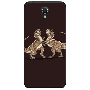 Phone case Dinosaurs Fight Asus Zenfone Go Zb452kg