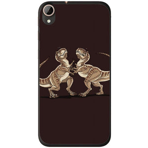 Phone case Dinosaurs Fight HTC Desire 728