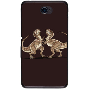 Phone case Dinosaurs Fight Sony Xperia E4 E2104 5
