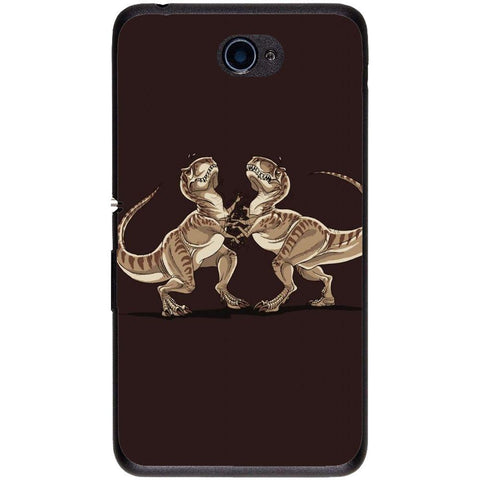Phone case Dinosaurs Fight Sony Xperia E4 E2104 5
