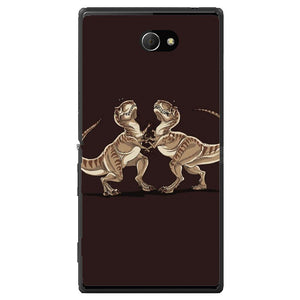 Phone case Dinosaurs Fight Sony Xperia M2 Dual D2302