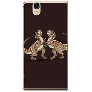Phone case Dinosaurs Fight Sony Xperia T2 Ultra