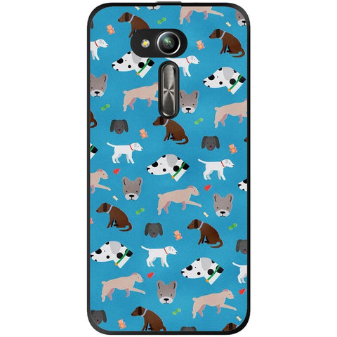 Phone Case Dog Pattern Asus Zenfone Go Zb500kg