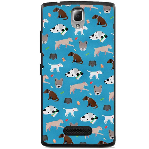 Phone Case Dog Pattern Lenovo A1000 Vibe A
