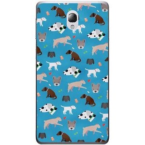 Phone Case Dog Pattern Lenovo S860