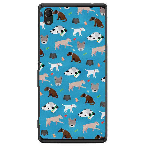 Phone Case Dog Pattern Sony Xperia M4 Aqua E2303 6