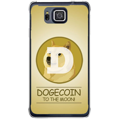 Phone Case Dogecoin Samsung Galaxy Alpha G850