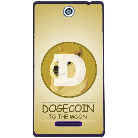 Phone Case Dogecoin Sony Xperia C C2305