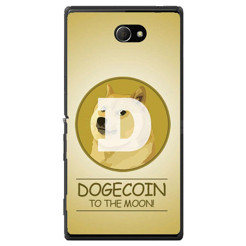 Phone Case Dogecoin Sony Xperia M2 Dual D2302