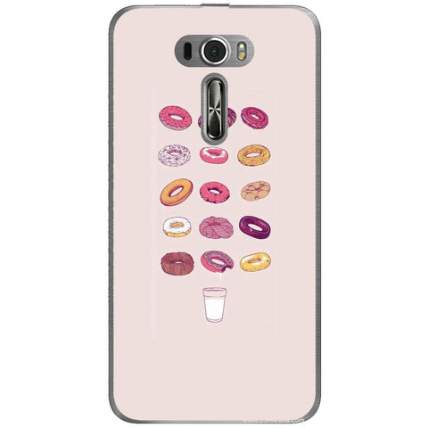 Phone Case Donuts And Milk Asus Zenfone 2 Laser Ze601kl