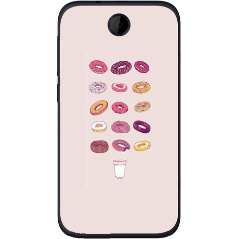 Phone Case Donuts And Milk HTC Desire 310