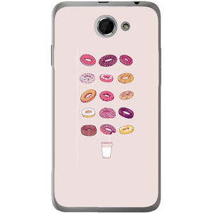 Phone Case Donuts And Milk HTC Desire 516