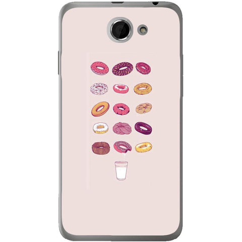 Phone Case Donuts And Milk HTC Desire 516