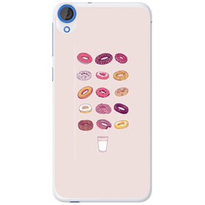 Phone Case Donuts And Milk HTC Desire 820