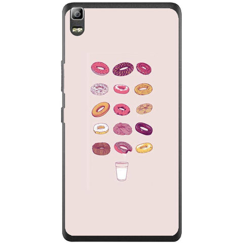 Phone Case Donuts And Milk Lenovo K3 Note A7000