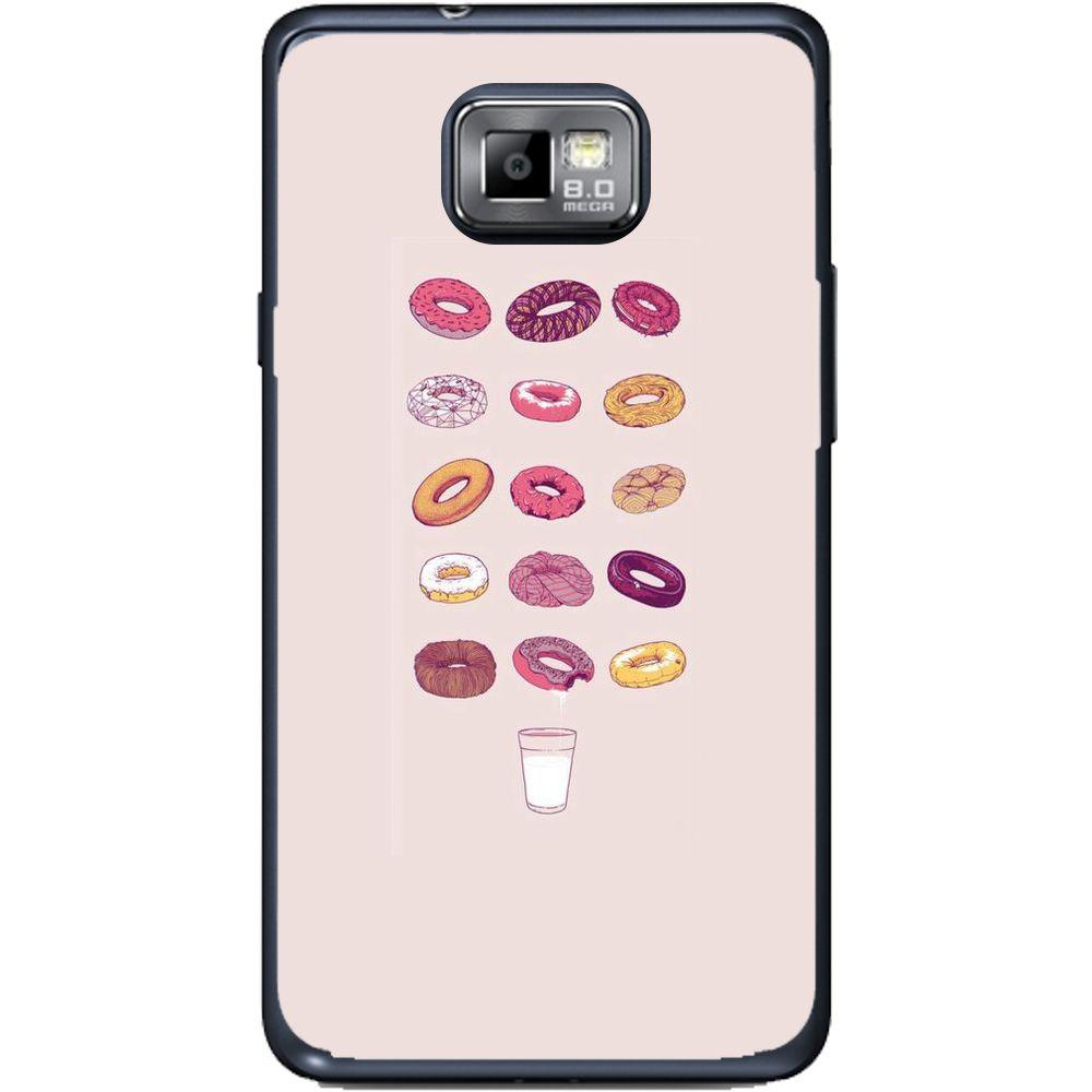 Phone Case Donuts And Milk Samsung Galaxy S2 Plus I9105