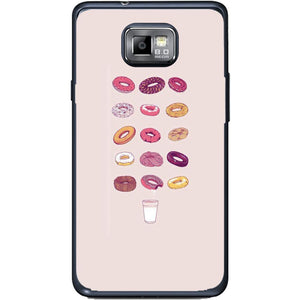 Phone Case Donuts And Milk Samsung Galaxy S2 Plus I9105