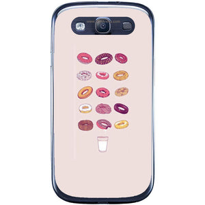 Phone Case Donuts And Milk Samsung Galaxy S3 Neo I9301 S3 I9300