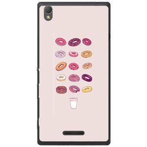 Phone Case Donuts And Milk Sony Xperia T3