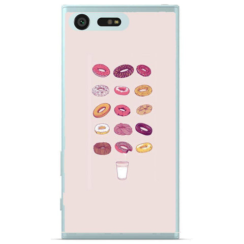 Phone Case Donuts And Milk Sony Xperia X Compact