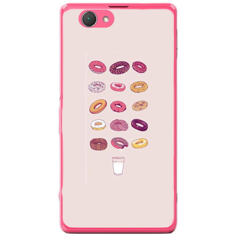 Phone Case Donuts And Milk Sony Xperia Z1 Compact D5503