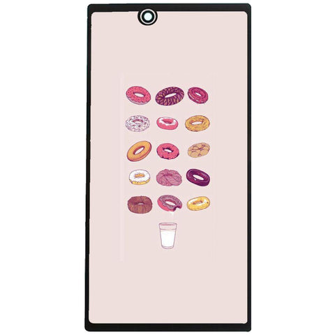 Phone Case Donuts And Milk Sony Xperia Z C6602 C6603
