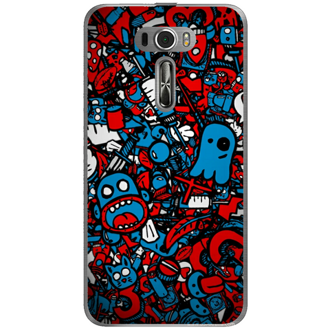 Phone Case Doodle Bomb Asus Zenfone 2 Laser Ze601kl