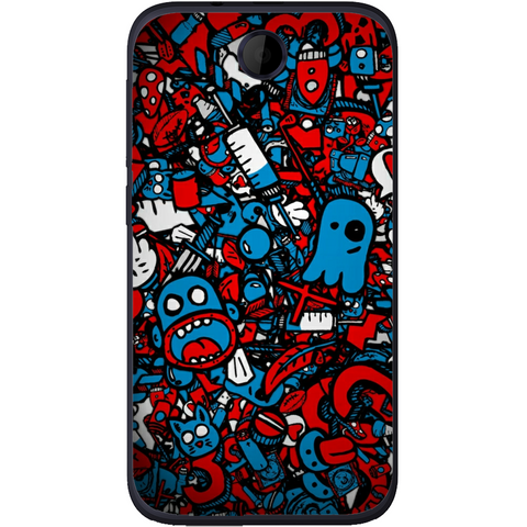Phone Case Doodle Bomb HTC Desire 310