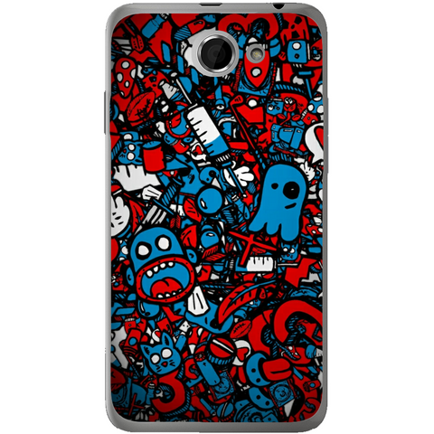 Phone Case Doodle Bomb HTC Desire 516