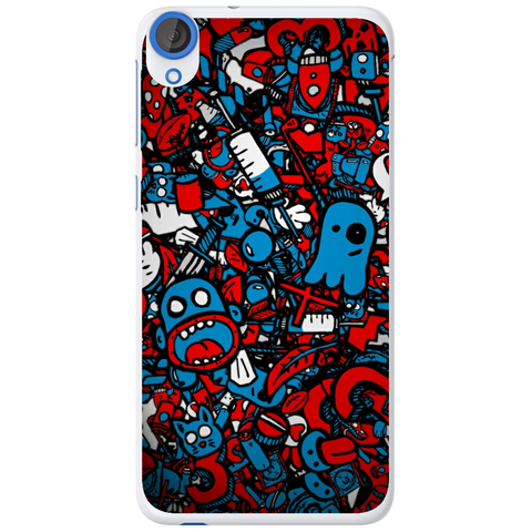 Phone Case Doodle Bomb HTC Desire 820