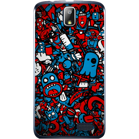 Phone Case Doodle Bomb Lenovo A328
