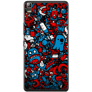 Phone Case Doodle Bomb Lenovo K3 Note A7000