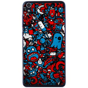 Phone Case Doodle Bomb Lenovo S850
