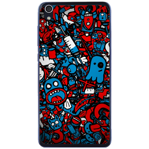 Phone Case Doodle Bomb Lenovo S850