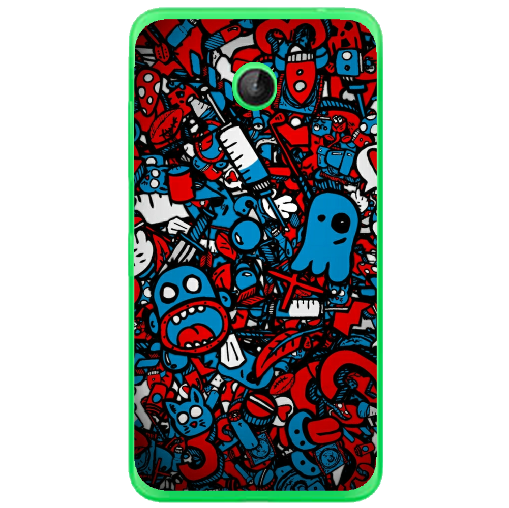 Phone Case Doodle Bomb Nokia Lumia 630 635
