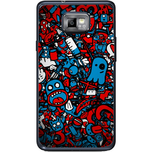 Phone Case Doodle Bomb Samsung Galaxy S2 Plus I9105
