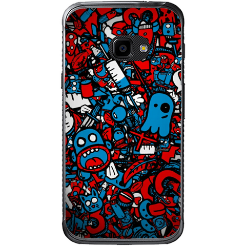 Phone Case Doodle Bomb Samsung Galaxy Xcover 4