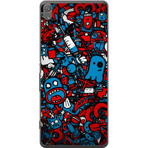Phone Case Doodle Bomb Sony Xperia Xa