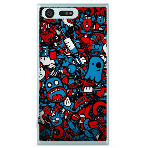 Phone Case Doodle Bomb Sony Xperia X Compact
